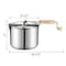 Great Northern Popcorn 6251 Great Northern Popcorn Original Stainless Steel Stove Top 6-1/2 Quart Popcorn Popper 864569QBU - alternate 2